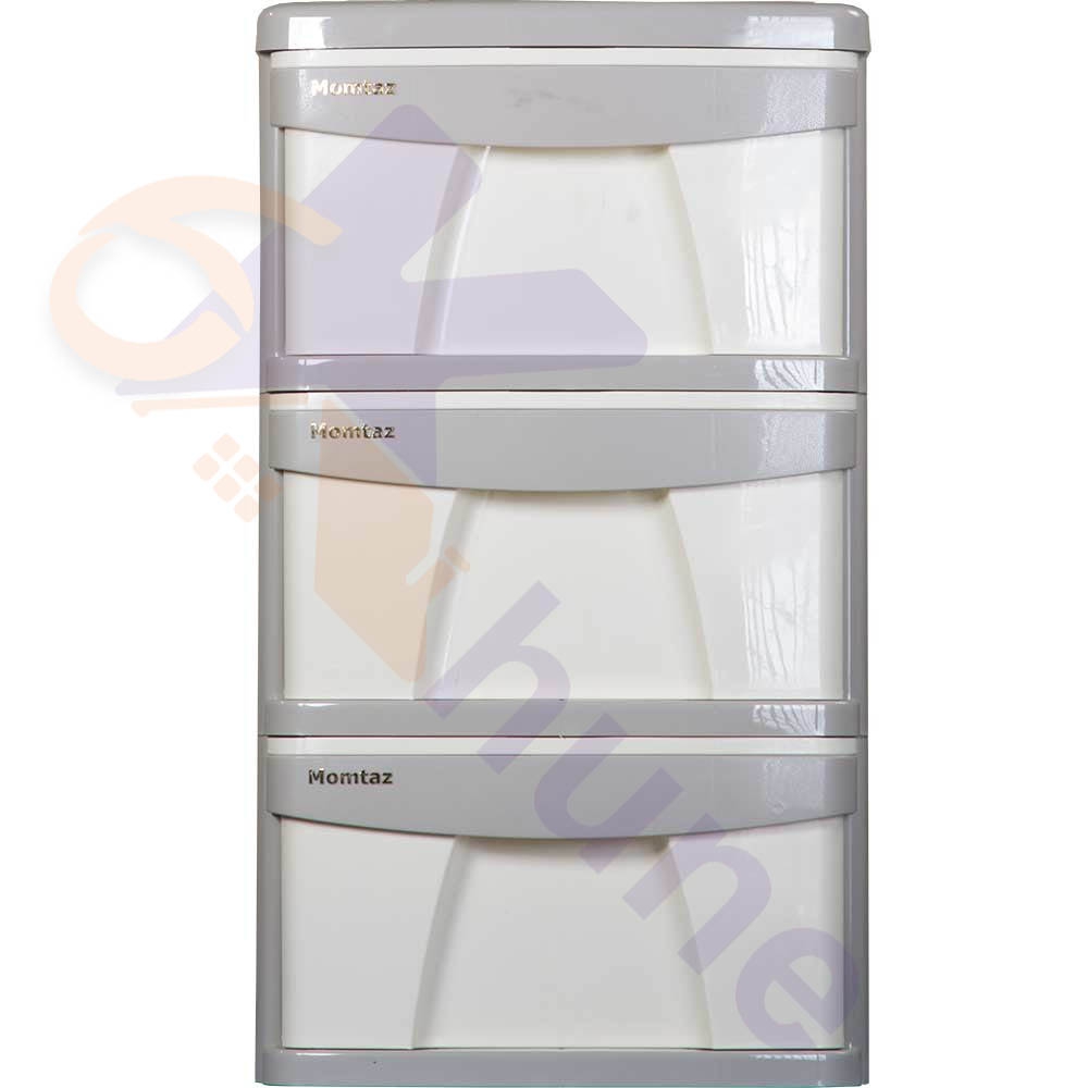 دراور پلاستیکی 3 کشو متوسط ممتاز کد 295