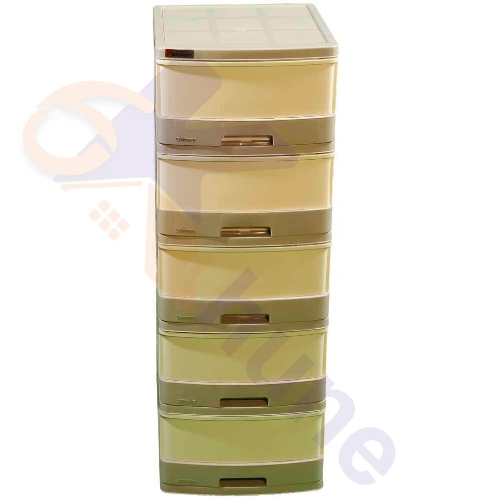 دراور پلاستیکی 5 کشو باریک ساده صنعت کد 310