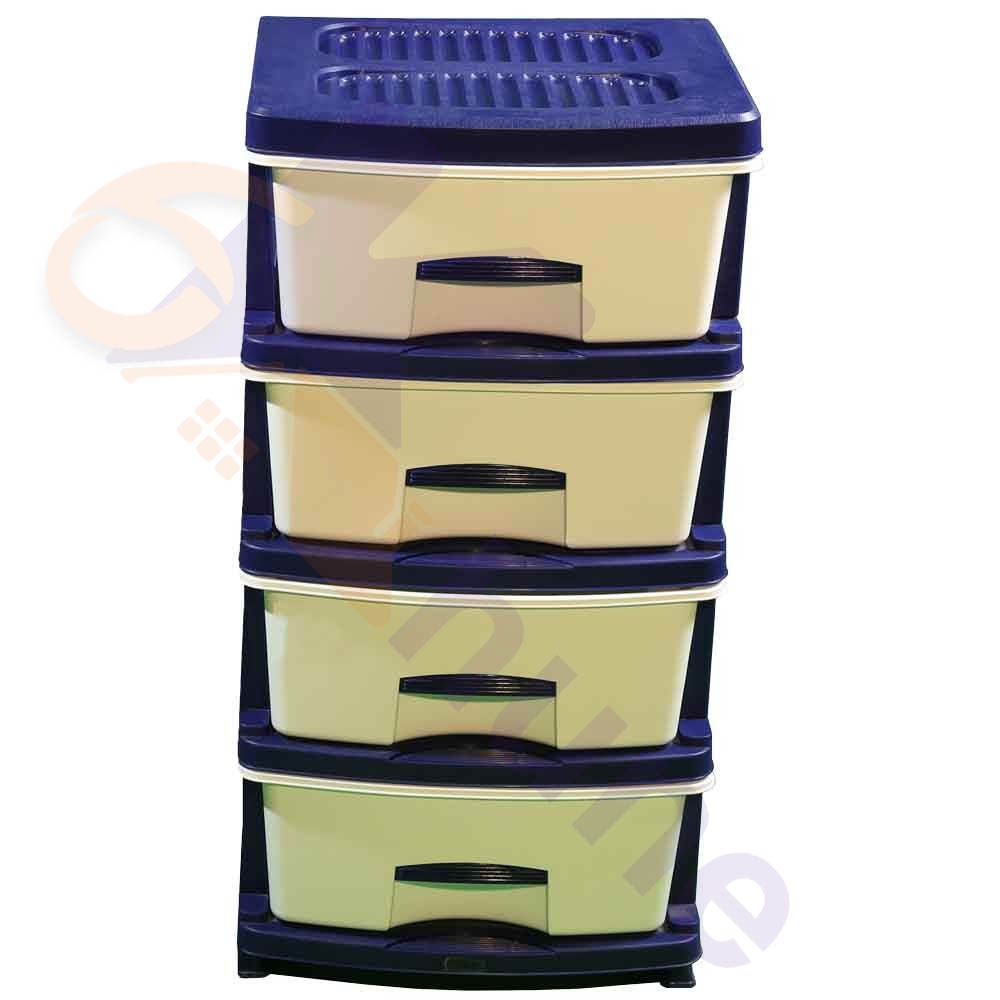 دراور پلاستیکی 4 کشو رویال هوم کت کد 289