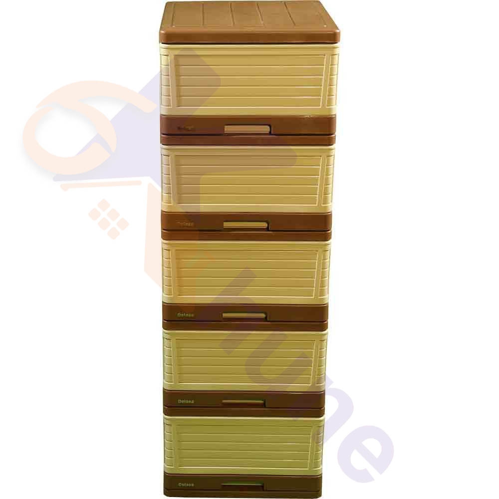 دراور پلاستیکی 5 کشو متوسط دل آسا کد 397