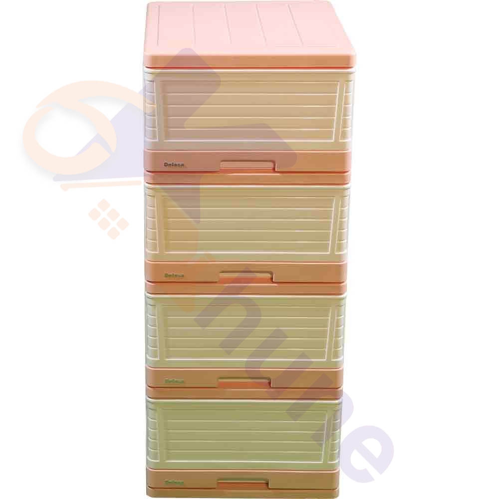 دراور پلاستیکی 4 کشو متوسط دل آسا کد 236