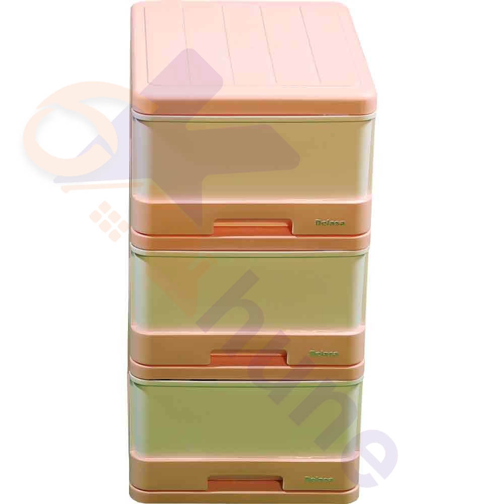 دراور پلاستیکی 3 کشو باریک دل آسا کد 239