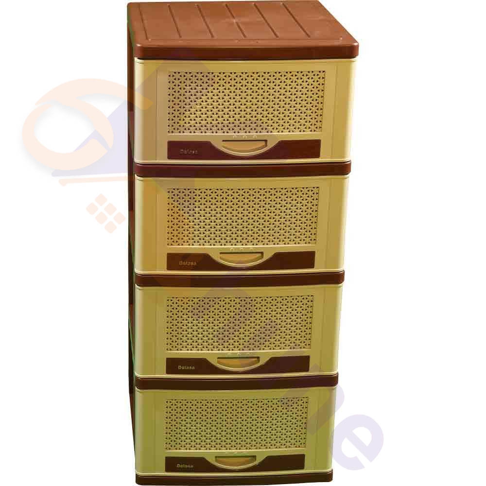 دراور پلاستیکی 4 کشو عمیق دل آسا کد 409