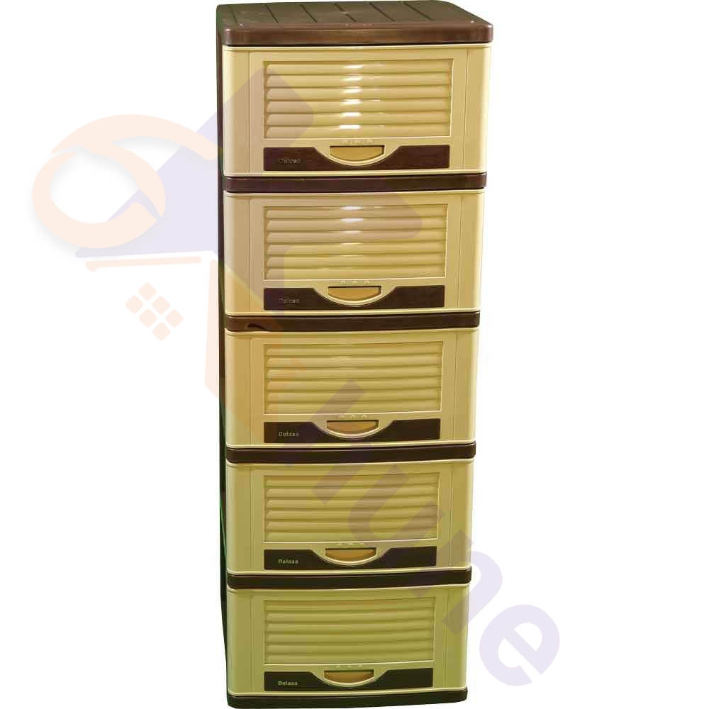 دراور پلاستیکی 5 کشو عمیق دل آسا کد 419