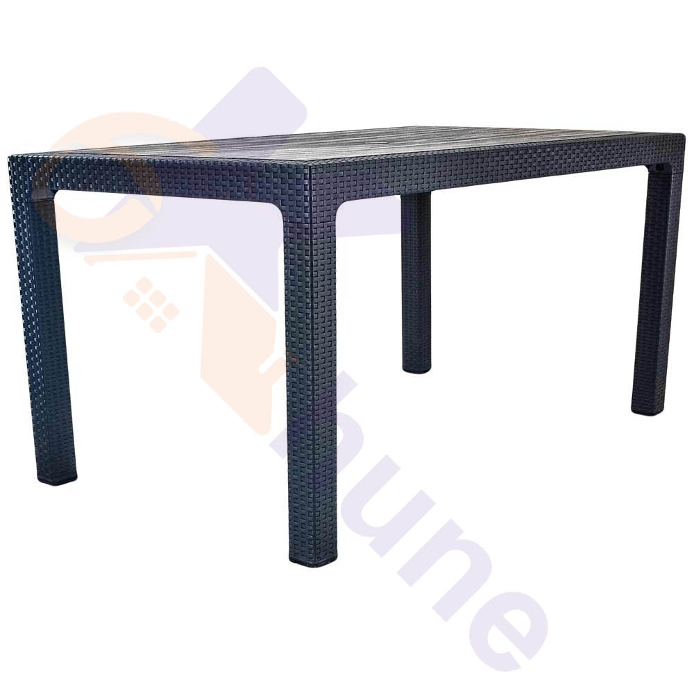 میز مستطیل 6 نفره تمام حصیری ناصر کد 427