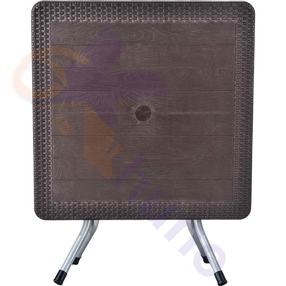 میز مربع تاشو حصیری ناصر کد 328