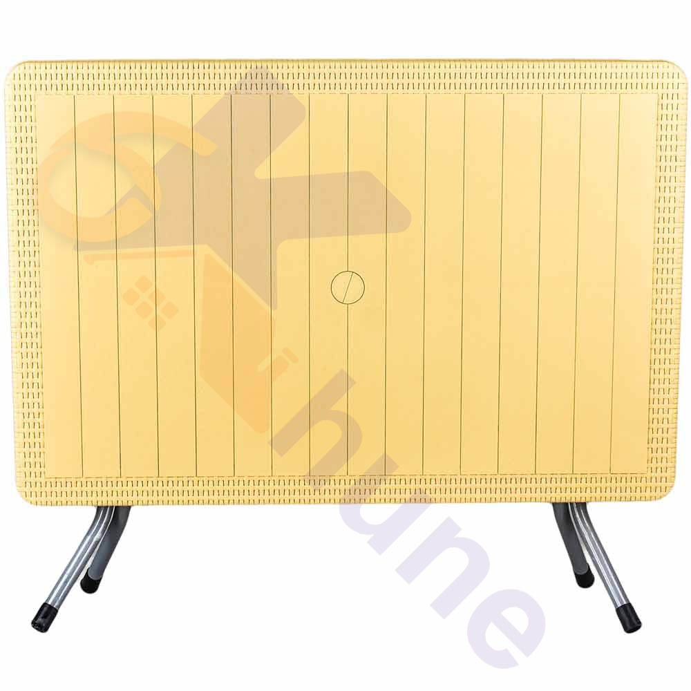 میز مستطیل تاشو پایه فلزی ناصر کد 322