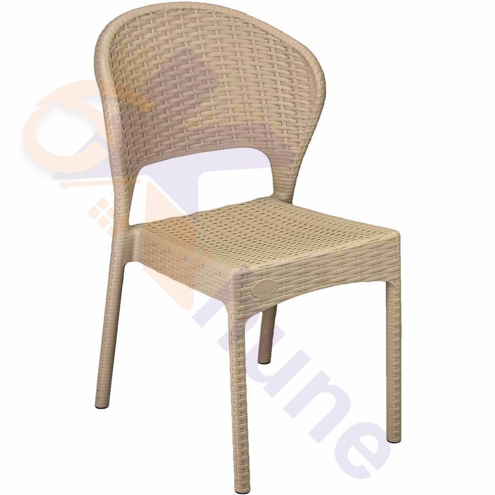 صندلی بدون دسته حصیری ناصر کد 444