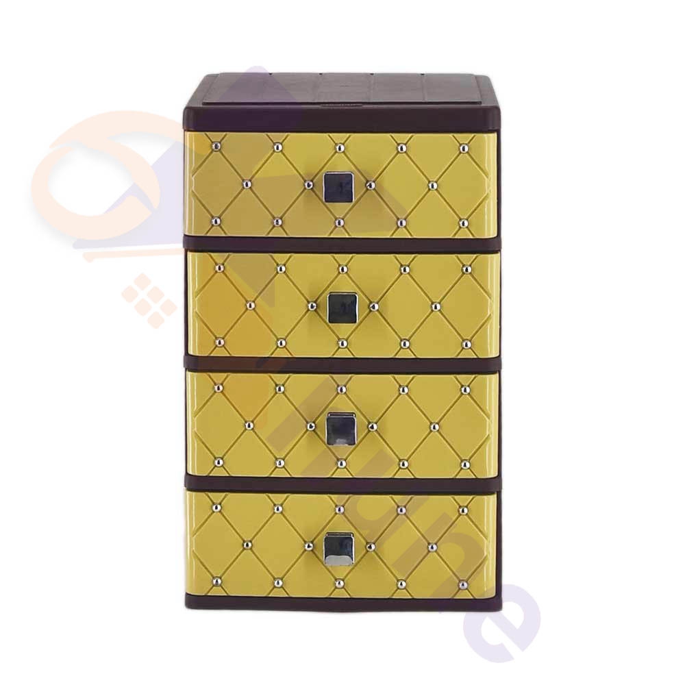 دراور مینی 4 کشو نگین دار هوم کت کد 452