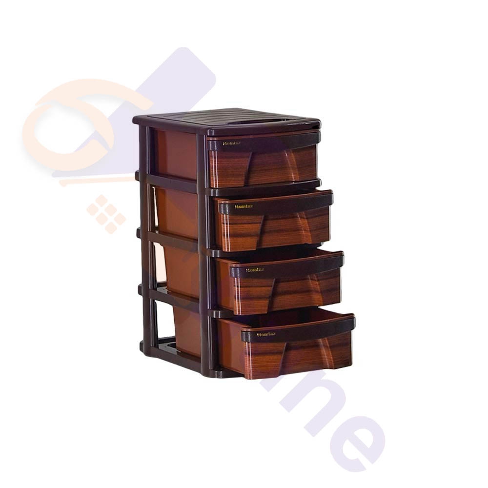 دراور مینی 4 کشو طرح چوب ممتاز کد 475