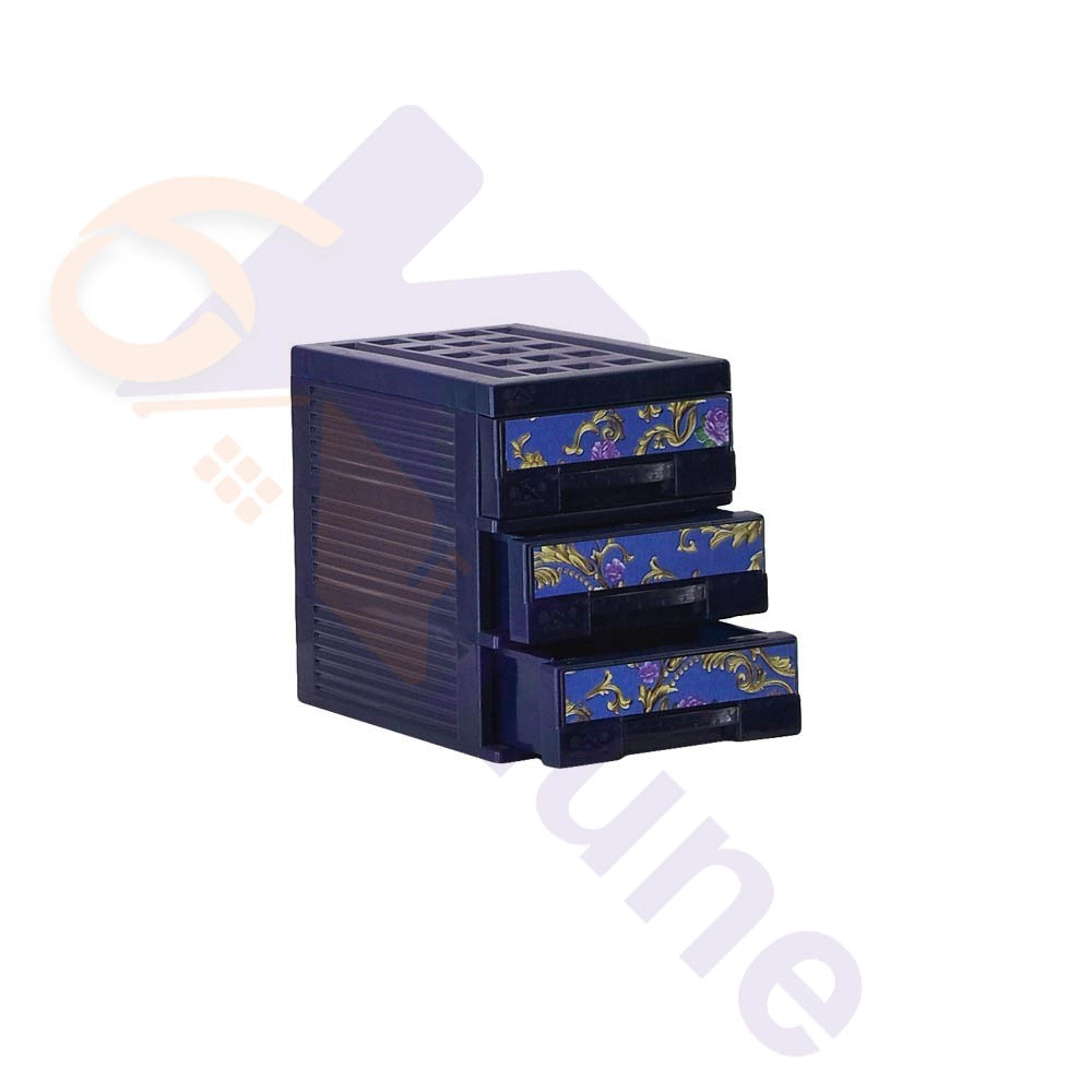 دراور مینی 3 کشو طرح دار آپادانا کد 486