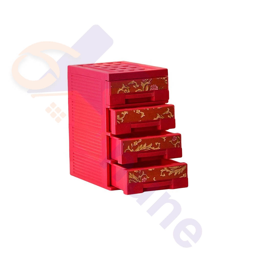 دراور مینی 4 کشو طرح دار آپادانا کد 487