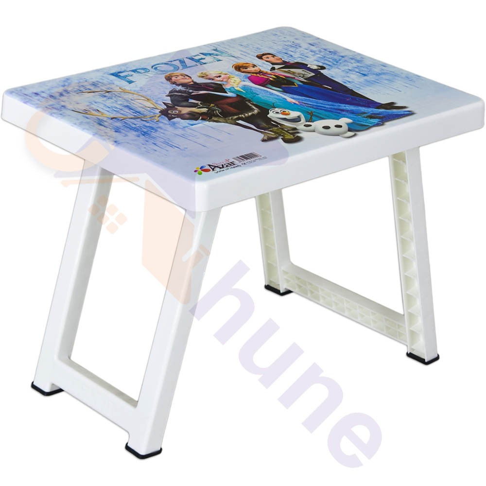 میز کودک پلاستیکی تاشو آذر طرح فروزن کد 566
