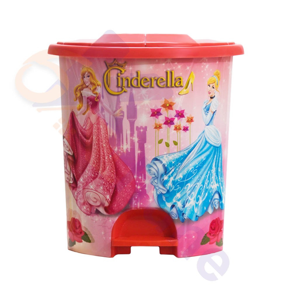 سطل پلاستیکی کودک آذر طرح سیندرلا کد 571