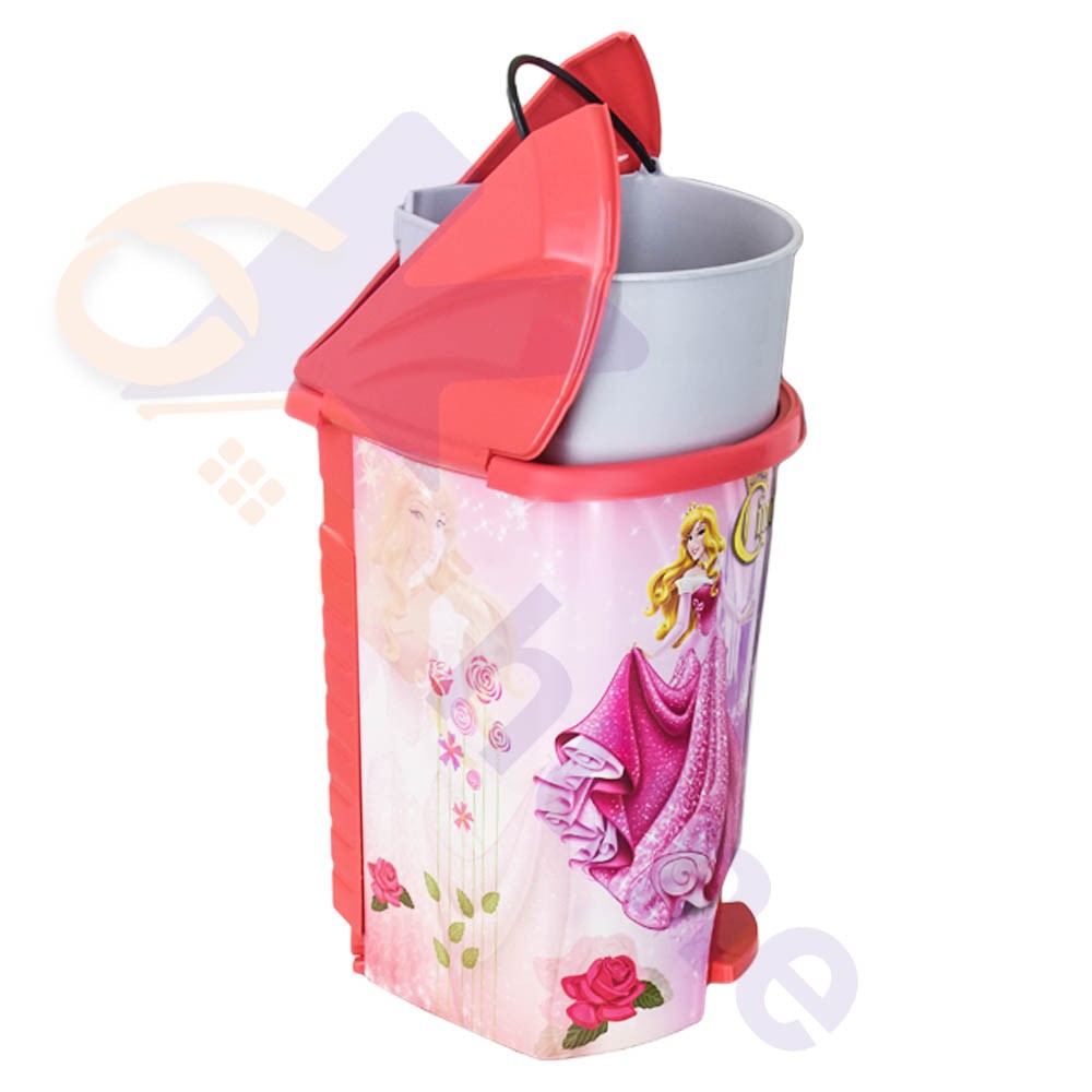 سطل پلاستیکی کودک آذر طرح سیندرلا کد 571