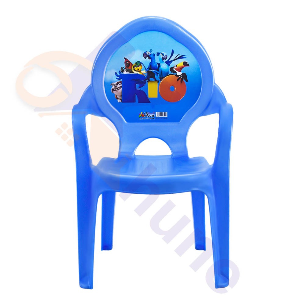 صندلی کودک پلاستیکی آذر طرح ریو کد 579