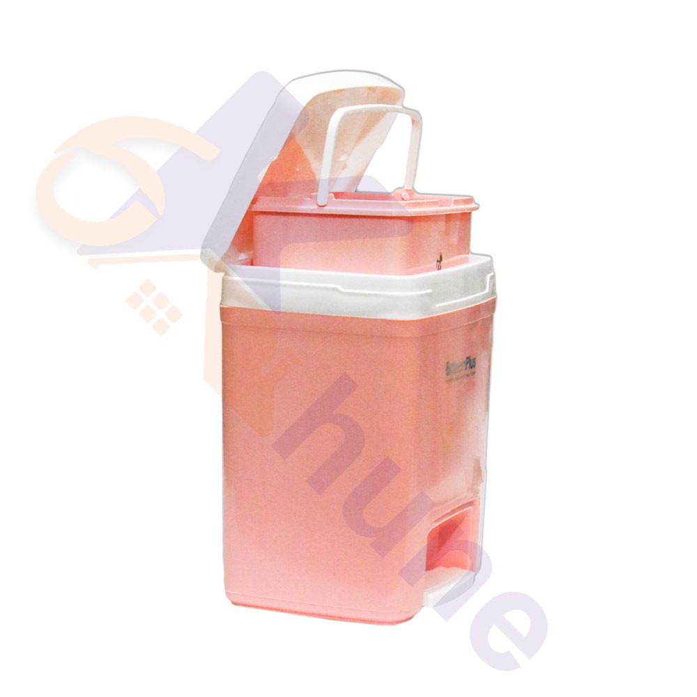 سطل پدالی کوچک چهار گوش پلاس کد 1047
