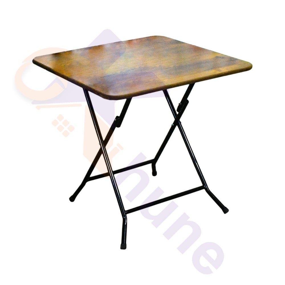میز چوبی تاشو پایه فلزی 70 در 70 کد 992