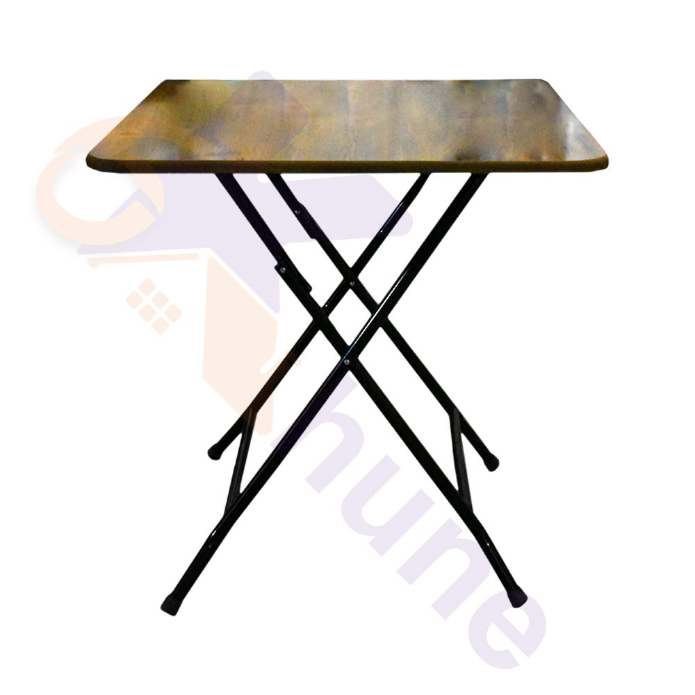 میز چوبی تاشو پایه فلزی 70 در 70 کد 992